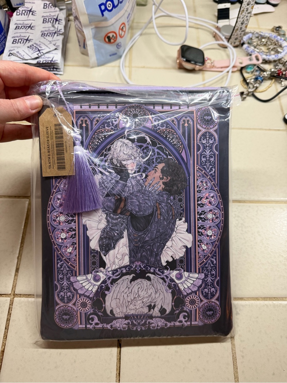 Fairyloot The Knight and the Moth E-Reader Sleeve NWT